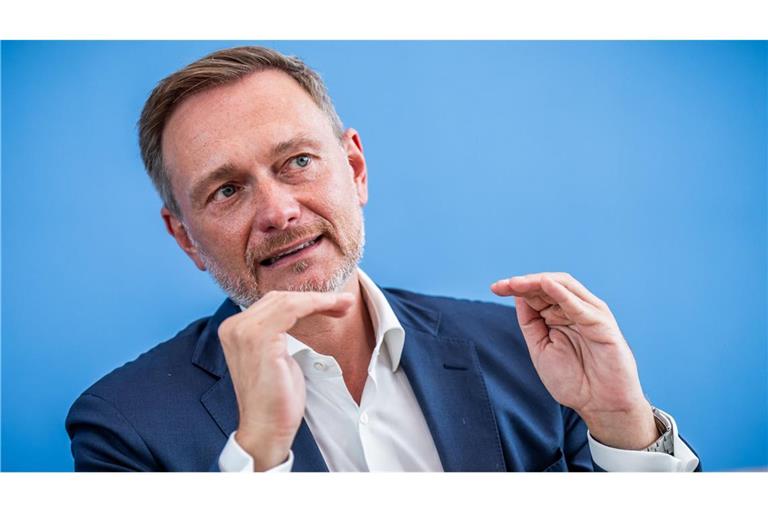 Christian Lindner sieht CDU-Chef Friedrich Merz bei der Kanzlerfrage vorne. (Archivfoto)