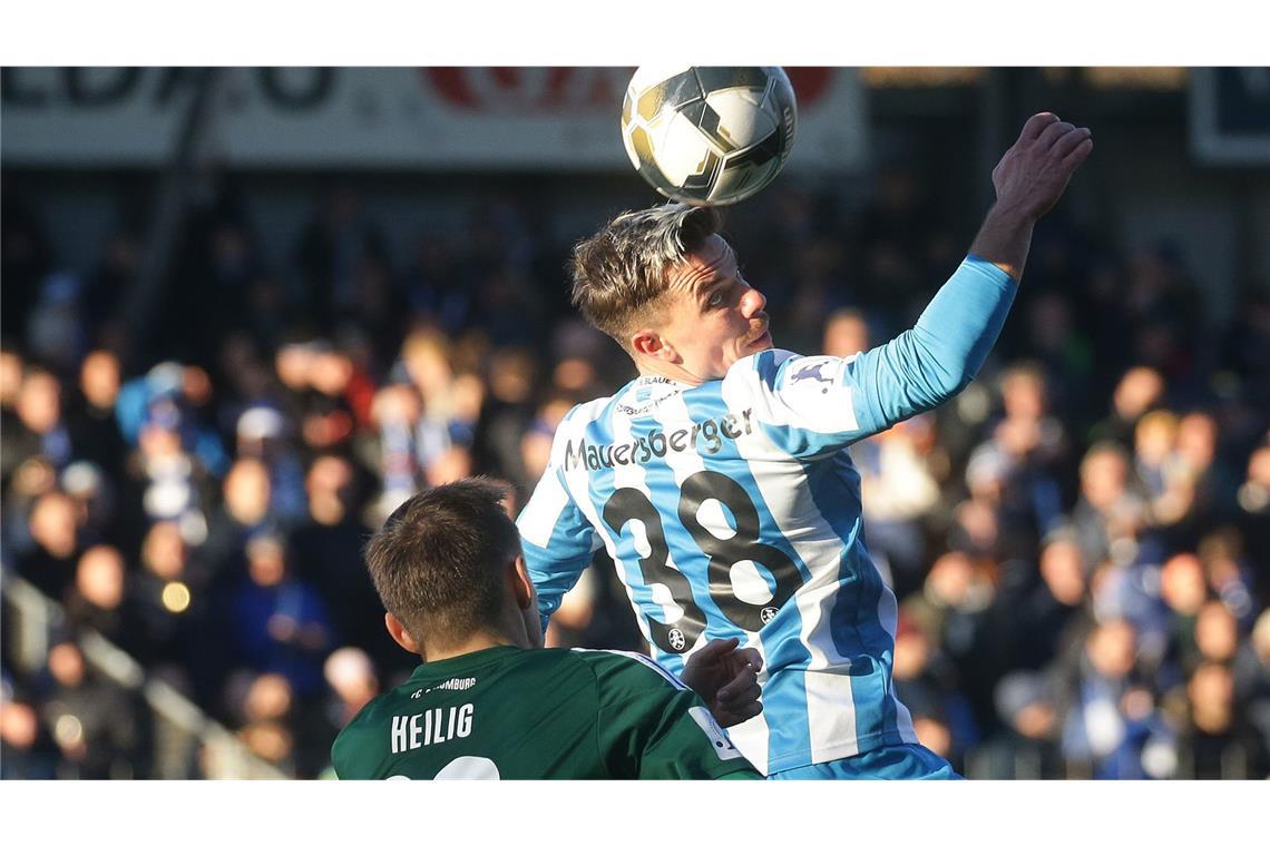 Christian Mauersberger und die Blauen wollen in Villingen siegen.