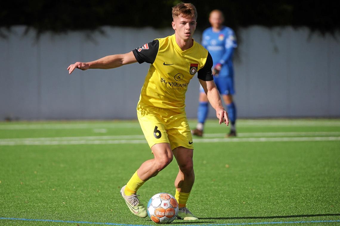 Christian Mistl soll im Mittelfeld als Lenker und Denker neben Kapitän Volkan Celiktas helfen, den Titel nach Aspach zu holen. Foto: Baumann