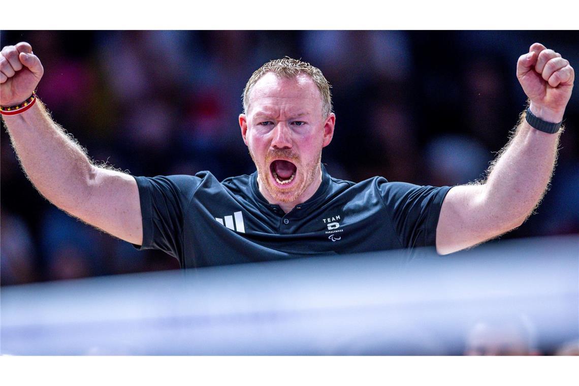 Christoph Herzog freut sich auf das Halbfinale im Sitzvolleyball.