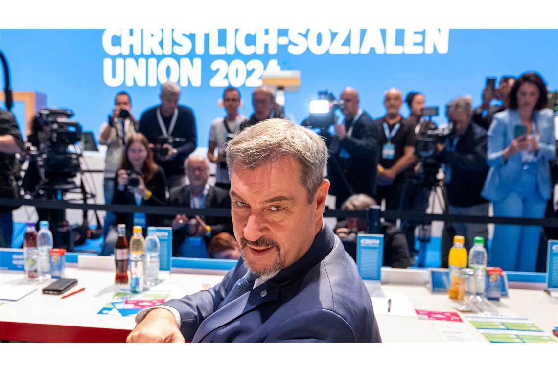 CSU-Chef Söder sieht die Union ein Jahr vor der Bundestagswahl auf gutem Kurs.