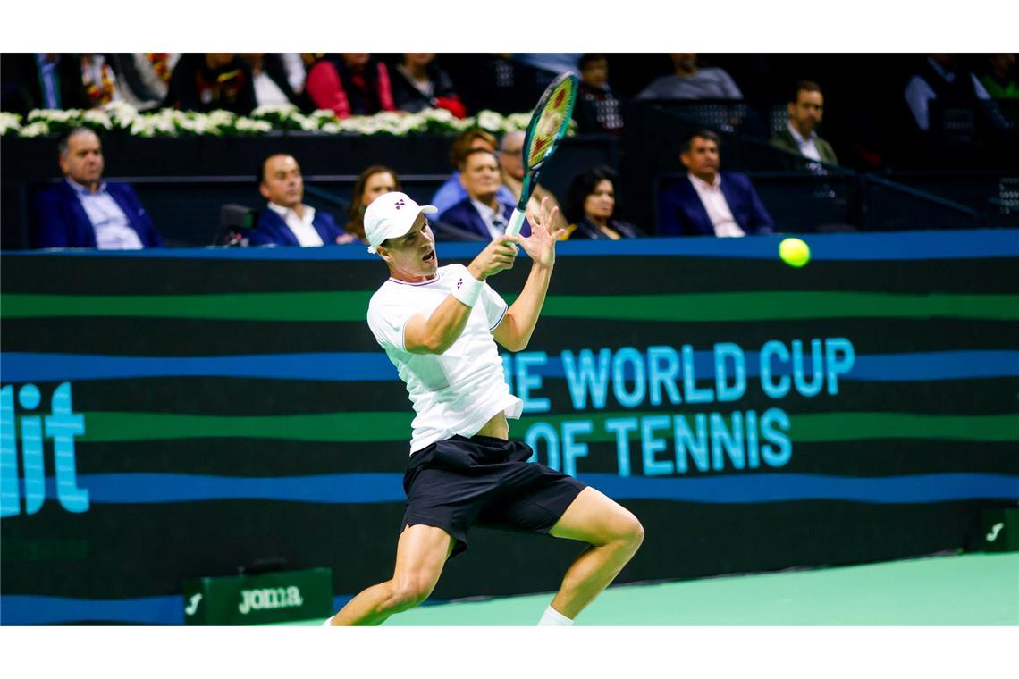 Daniel Altmaier konnte das deutsche Tennis-Team nicht in Führung bringen.