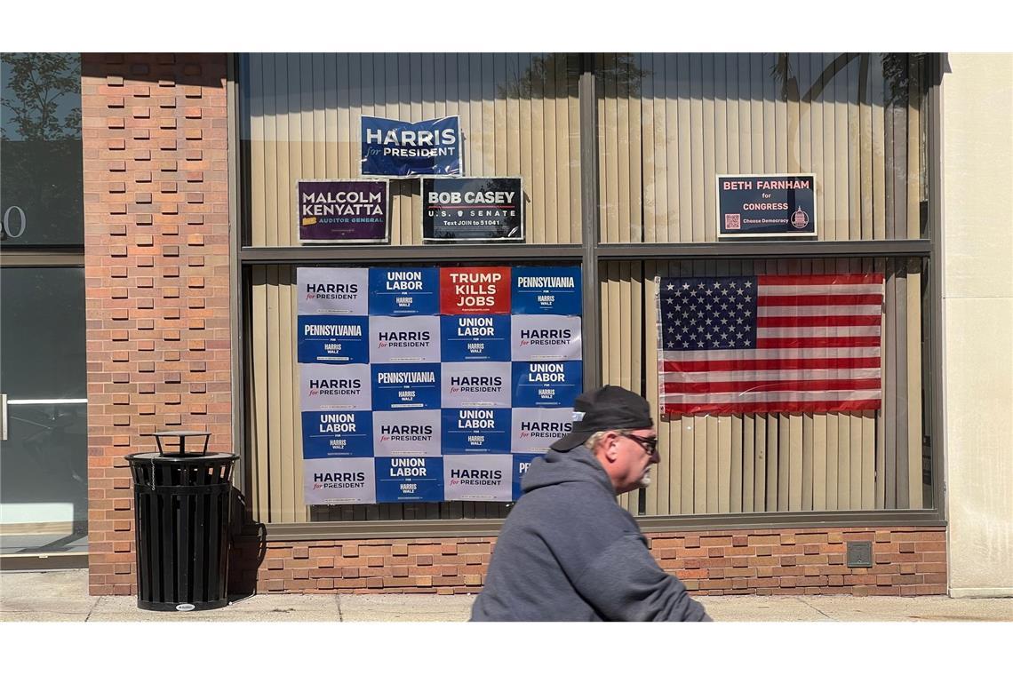 Das Büro der Demokraten in Altoona