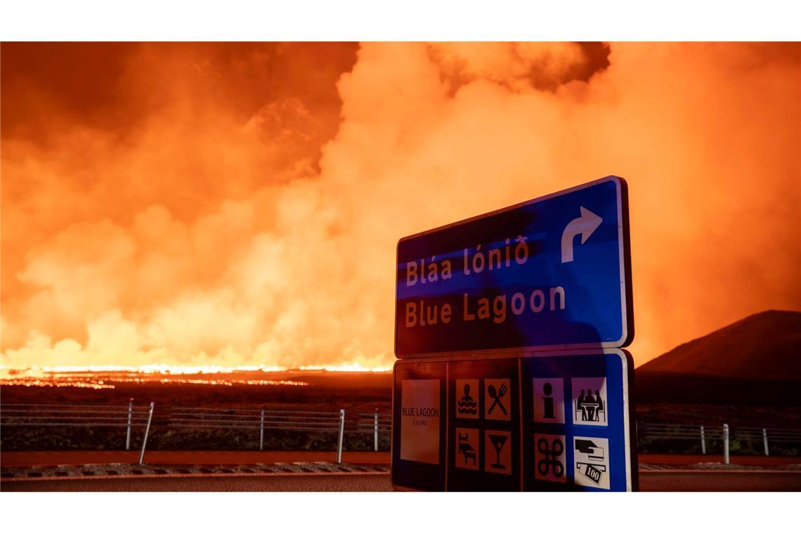 Das gerade bei Touristen beliebte Geothermalbad Blaue Lagune bleibt angesichts der Naturgewalten zunächst einmal geschlossen.