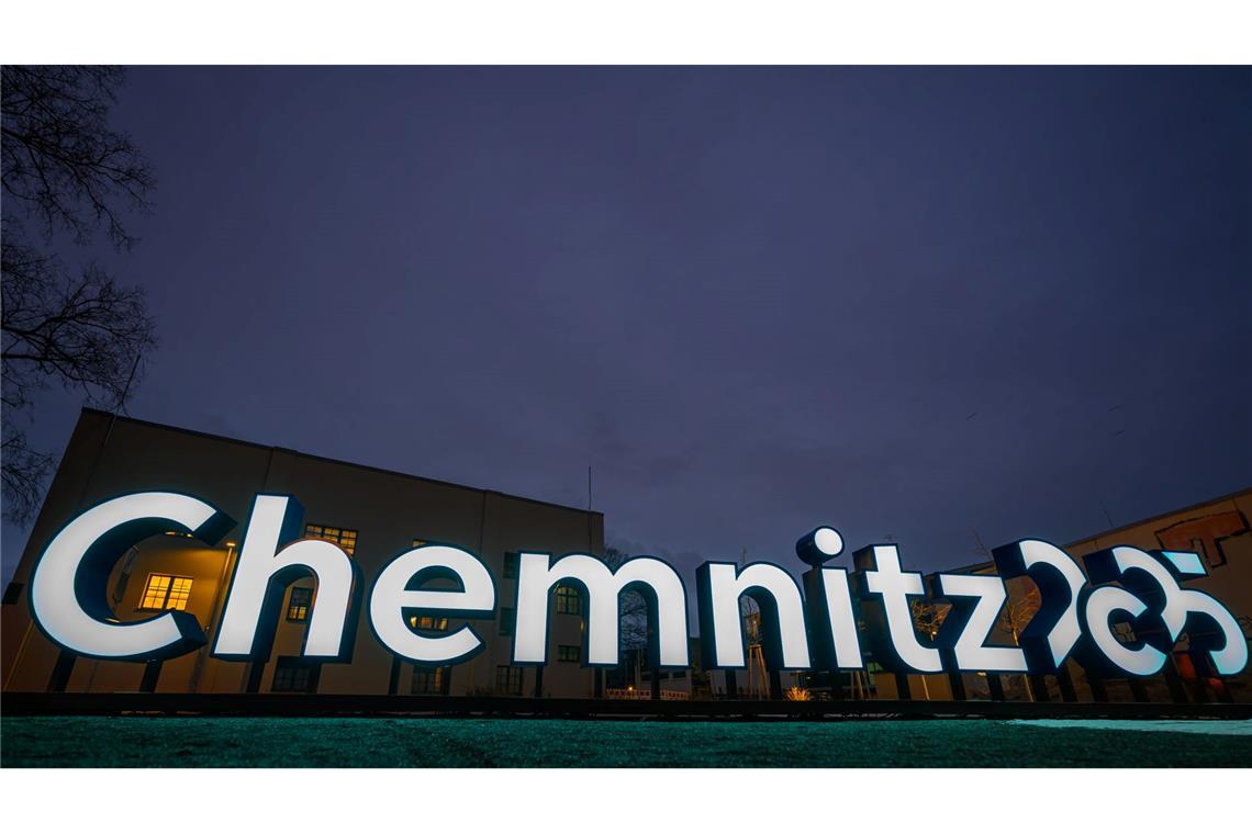 Das Logo der Kulturhauptstadt "Chemnitz 2025"