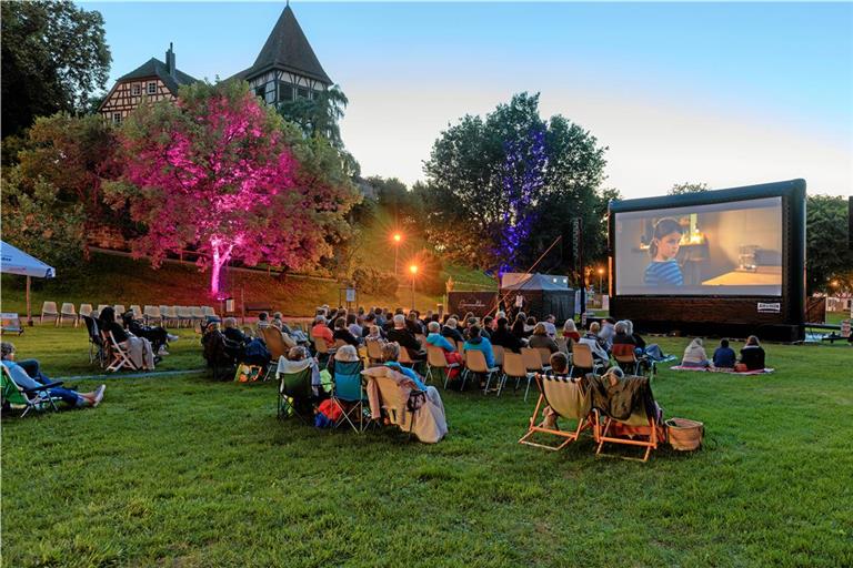 Das Open-Air-Kino erfreut sich einer wachsenden Fangemeinde. Foto: Stefan Bossow