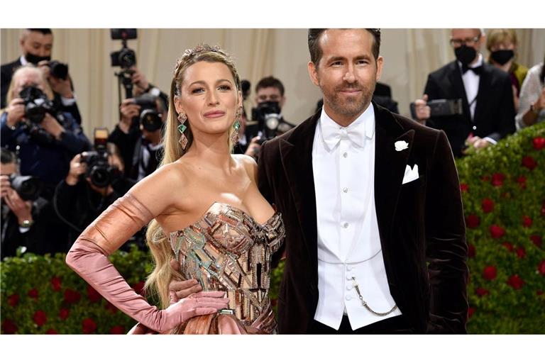 Das Schauspieler-Ehepaar Blake Lively und Ryan Reynolds wurde von ihrem Kollegen Justin Baldoni wegen Verleumdung verklagt. (Archivbild)