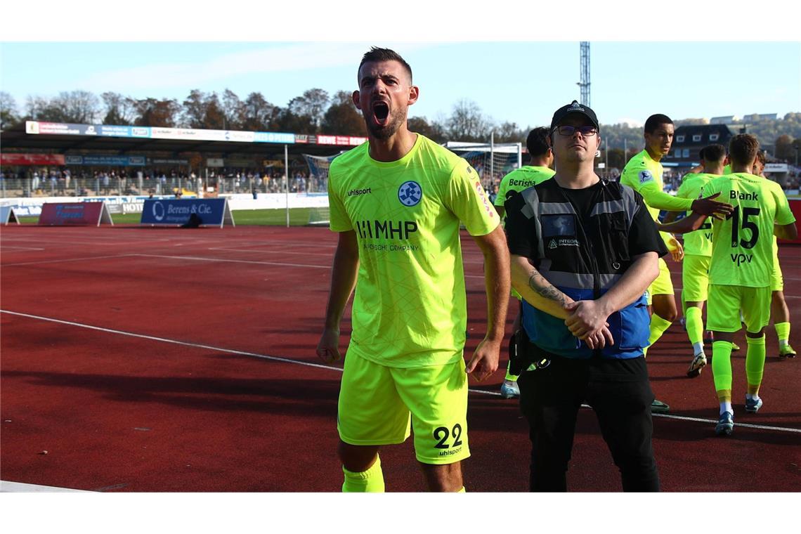 David Braig erzielte gegen Trier zwei Tore.