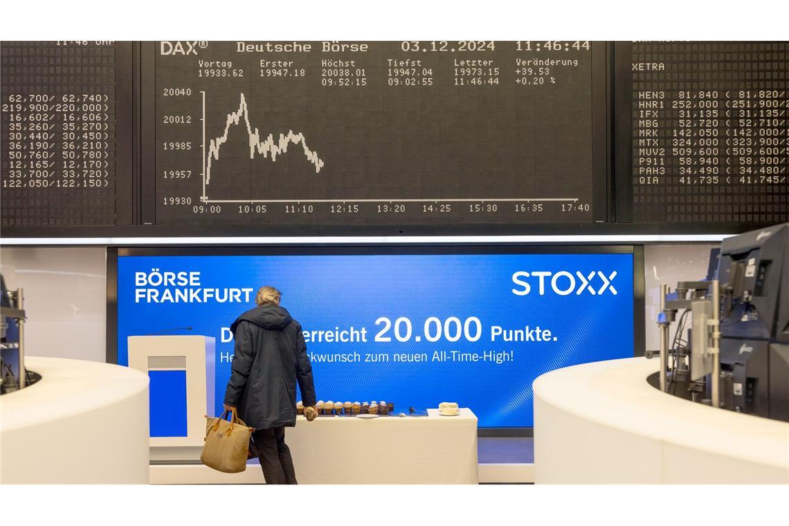 Dax knackt erstmals die 20.000er-Marke – neues Allzeithoch!