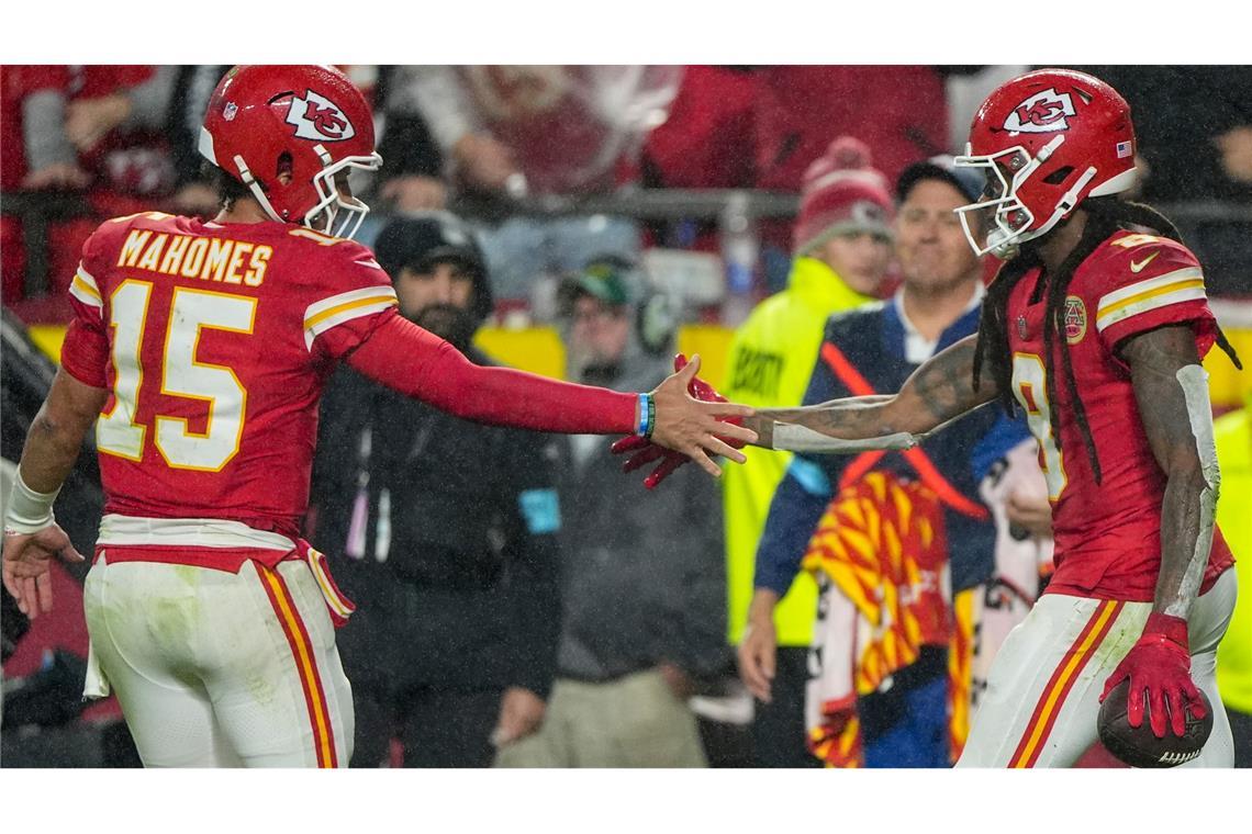 DeAndre Hopkins erarbeitete sich schnell das Vertrauen von Quarterback Patrick Mahomes.