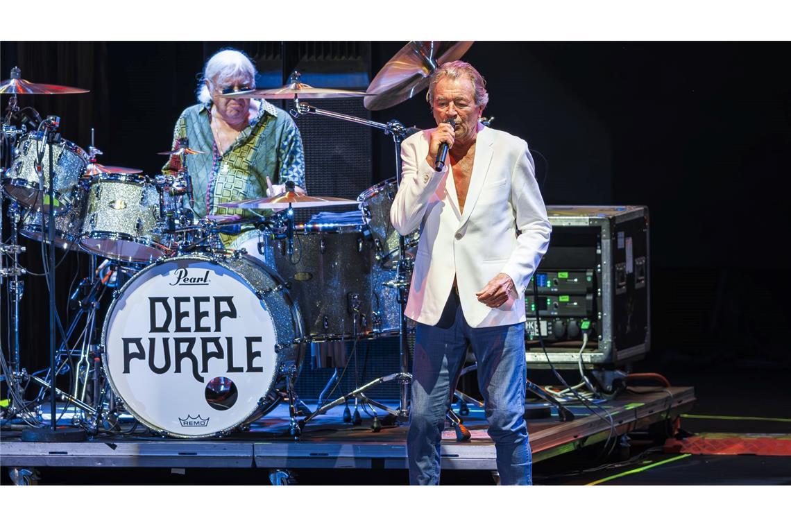 Deep-Purple-Sänger Ian Gillan (rechts) ist sein über 50 Jahren im Musikgeschäft (Archivbild).