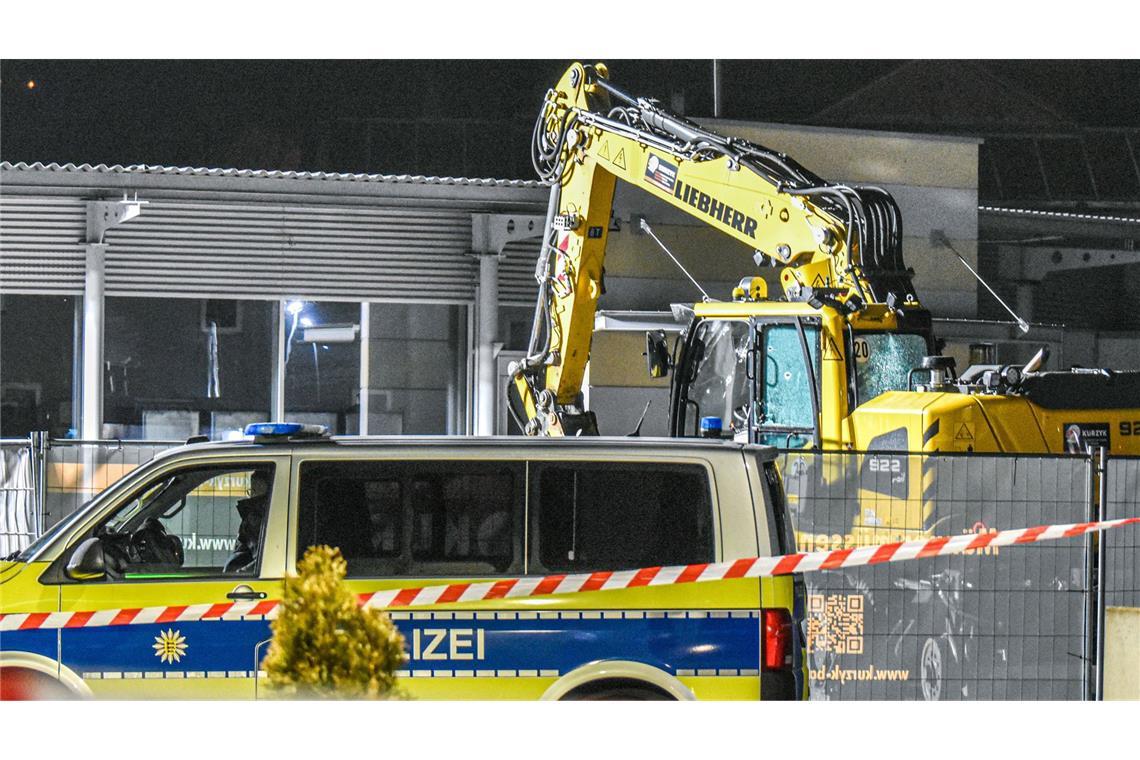 Der 38-Jährige starb durch Schüsse der Polizei nach der zerstörerischen Baggerfahrt in Grünsfeld.