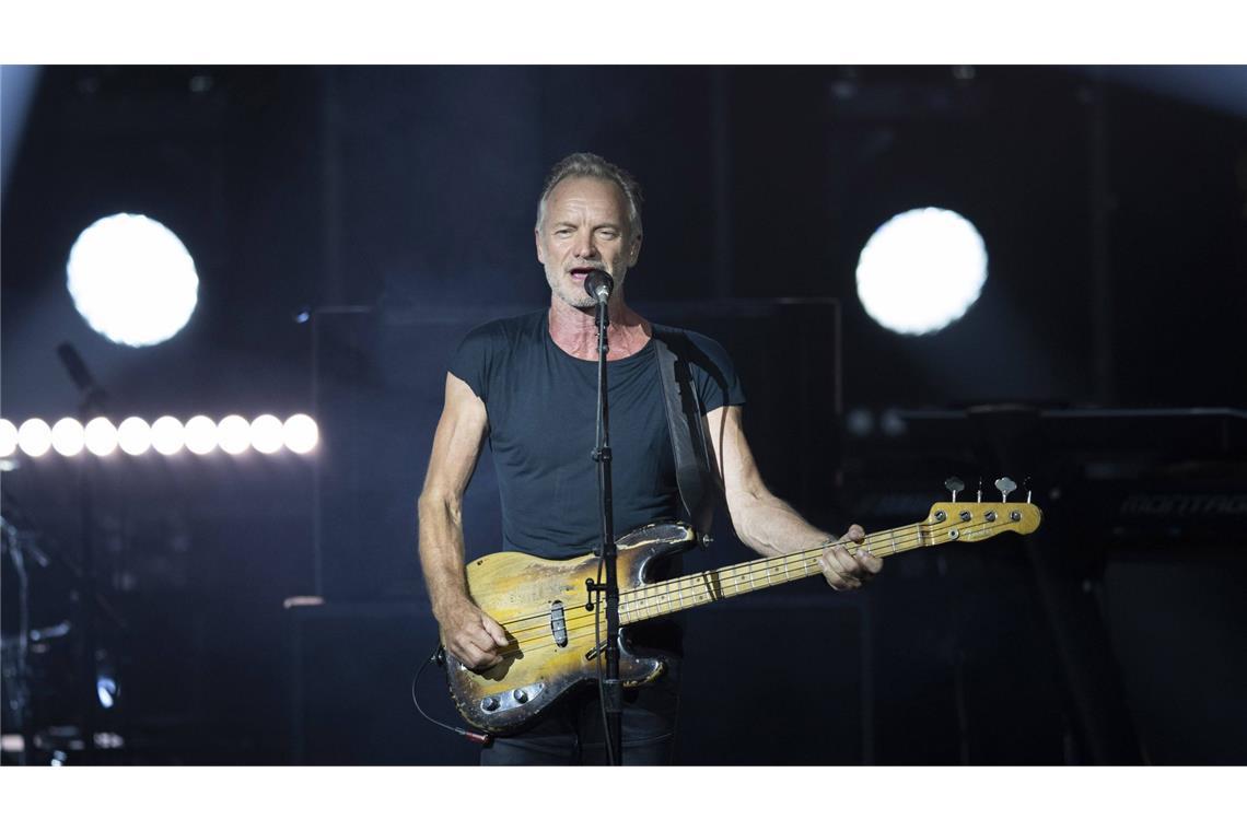 Der 73-jährige Rockmusiker Sting sagte seine Teilnahme bei der Show der Bass Magazine Awards an diesem Donnerstag im kalifornischen Santa Ana ab. (Archivbild)