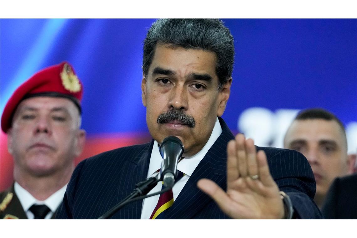 Der autoritäre Staatschef Maduro verteidigt das Vorgehen gegen den Oppositionspolitiker. (Archivbild)