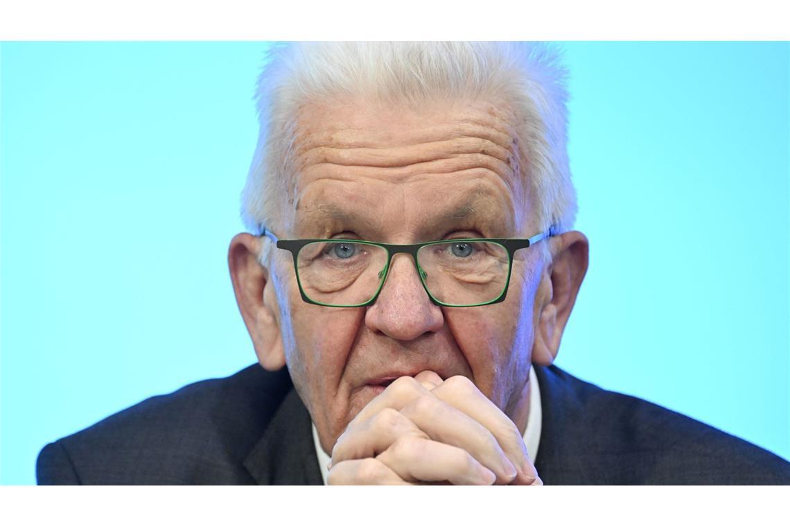 Der baden-württembergische Ministerpräsident Winfried Kretschmann