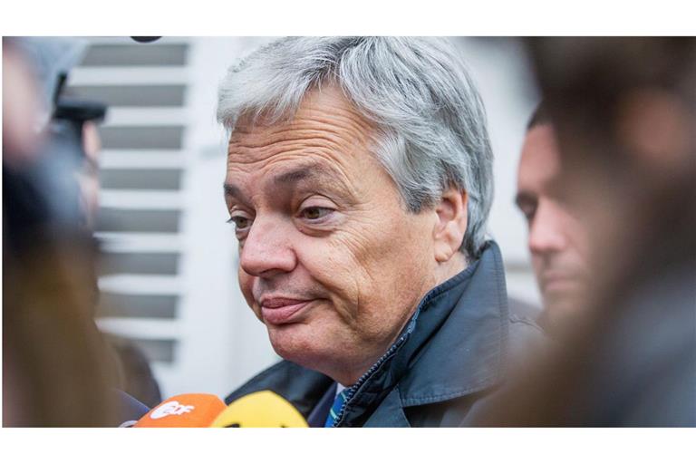 Der belgische Ex-EU-Kommissar Reynders schweigt zu den Vorwürfen der Geldwäsche.