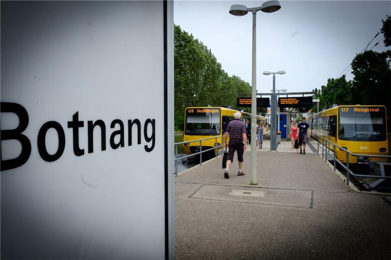 Der Betrieb auf den Stadtbahnlinien U 2 und U 9 in Botnang ist unterbrochen.