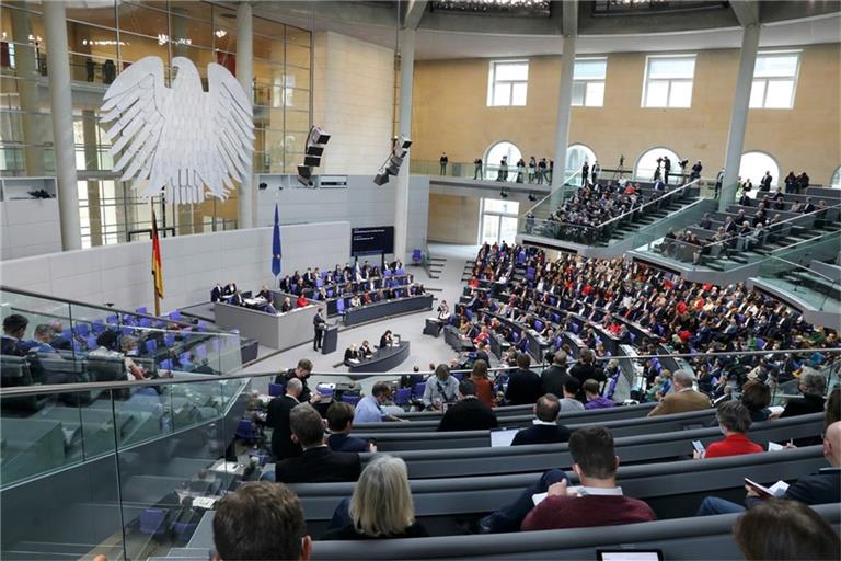 Der Bundestag im Oktober 2021.