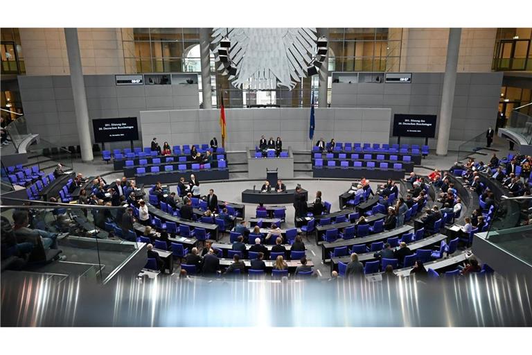 Der Bundestag streicht eine komplette Sitzungswoche, weil nach dem Ampel-Aus keine Haushaltsberatungen stattfinden.