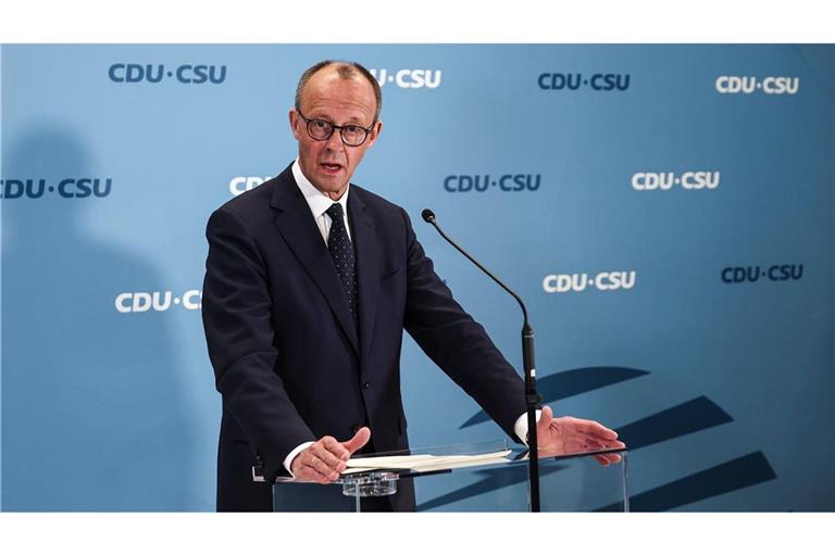 Der CDU-Vorsitzende Friedrich Merz.