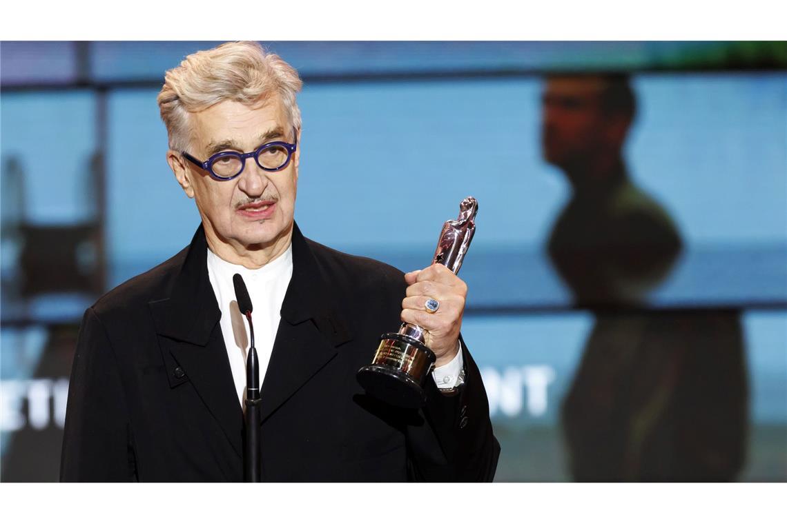 Der deutsche Regisseur Wim Wenders wurde für sein Lebenswerk geehrt.