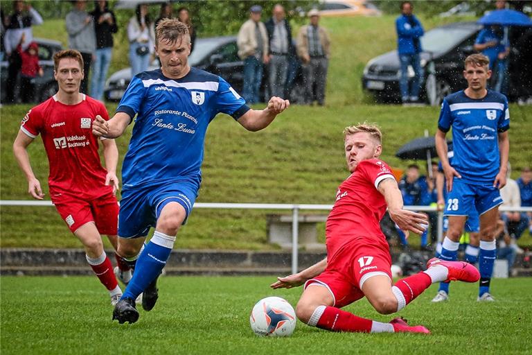 Der einsatzfreudige Sebastian Gleißner zählt zu den Gewinnern der Vorbereitung und dürfte in der Startelf der Roten stehen. Foto: A. Becher