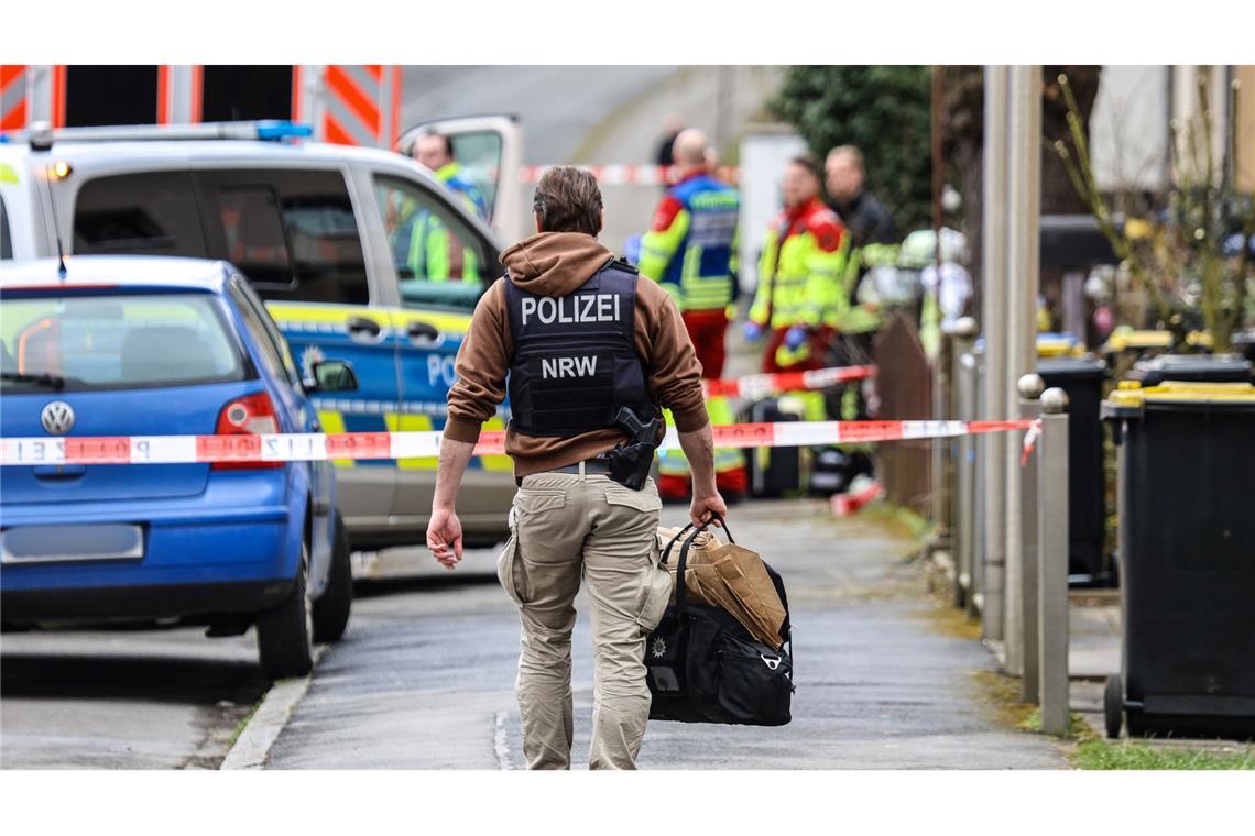 Der Einsatzort wurde großräumig abgesperrt