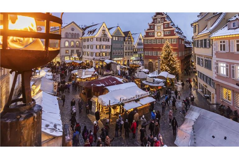 Der Esslinger Weihnachtsmarkt gehört zu den bekanntesten in der Region Stuttgart.