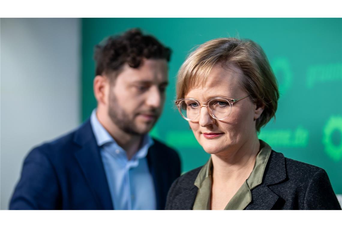 Der Fall erreicht die Bundesspitze: Am Montag nahmen die Co-Parteichefs Franziska Brantner und Felix Banaszak Stellung zum Fall Gelbhaar.