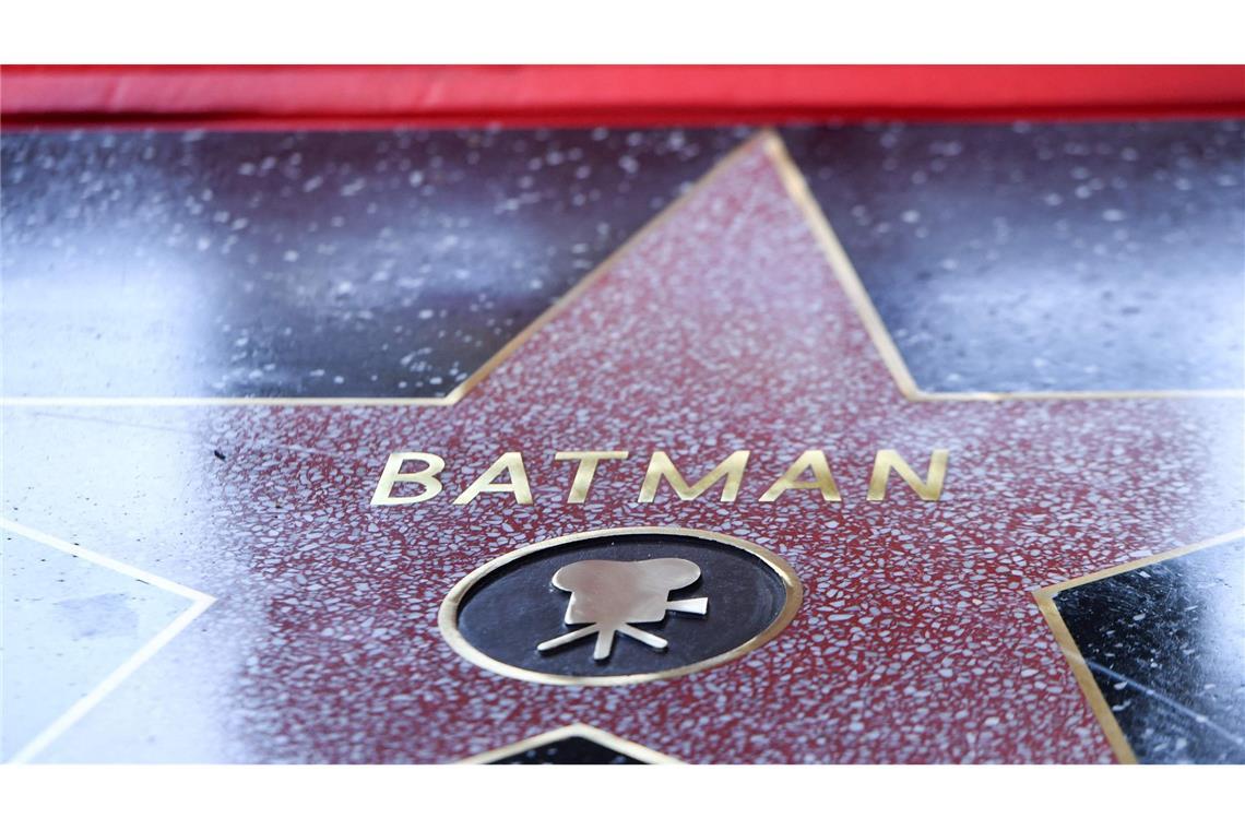 Der fiktive Superheld Batman wurde in Hollywood mit einem Stern auf dem „Walk of Fame“  geehrt.