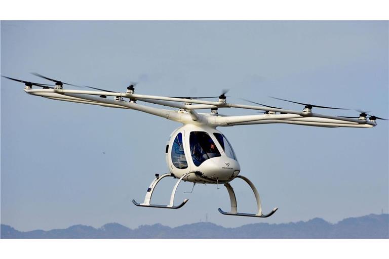 Der Flugtaxi-Hersteller Volocopter aus dem baden-württembergischen Bruchsal wartet auf Flugerlaubnis für Paris.  (Archivbild)