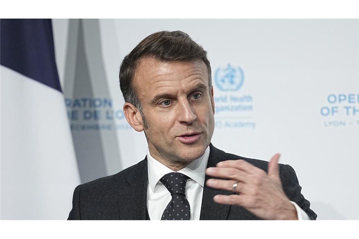 Der französische Staatschef Emmanuel Macron (Archivbild).