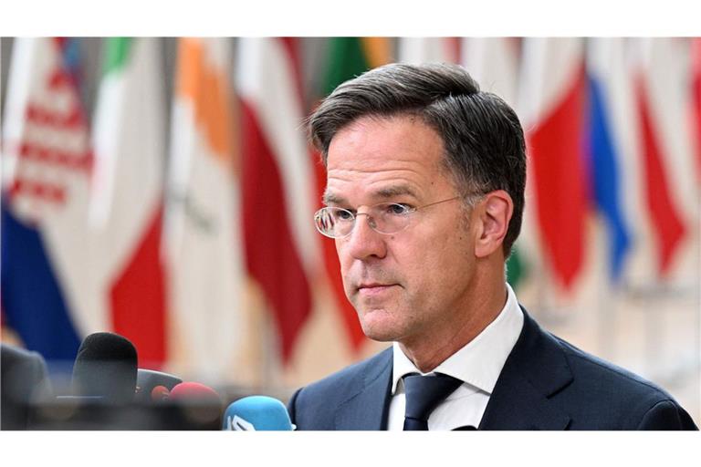 Der Niederländer Rutte gilt als Ukraine-Unterstützer. (Archivbild)