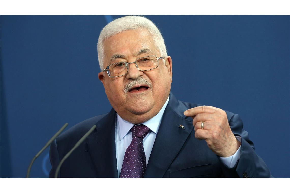 Der palästinensische Präsident Mahmud Abbas (Archivbild)