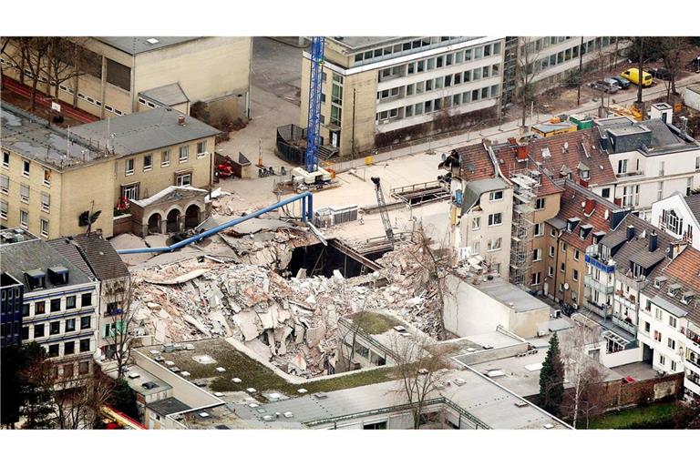 Der Prozessmarathon nach dem Einsturz des Kölner Stadtarchivs am Landgericht Köln ist mit der Einstellung der Verfahren beendet worden. (Archivfoto)