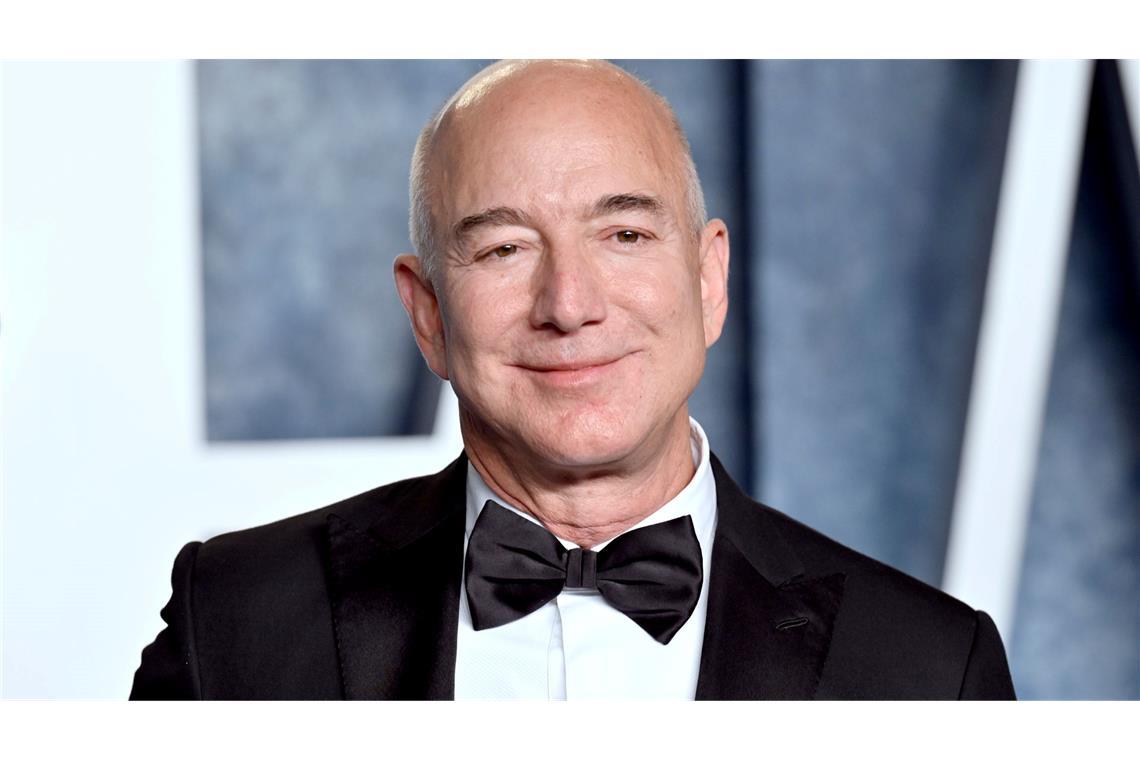 Der schwerreiche Amazon-Gründer Jeff Bezos steht ebenfalls in der Kritik. (Archivbild)