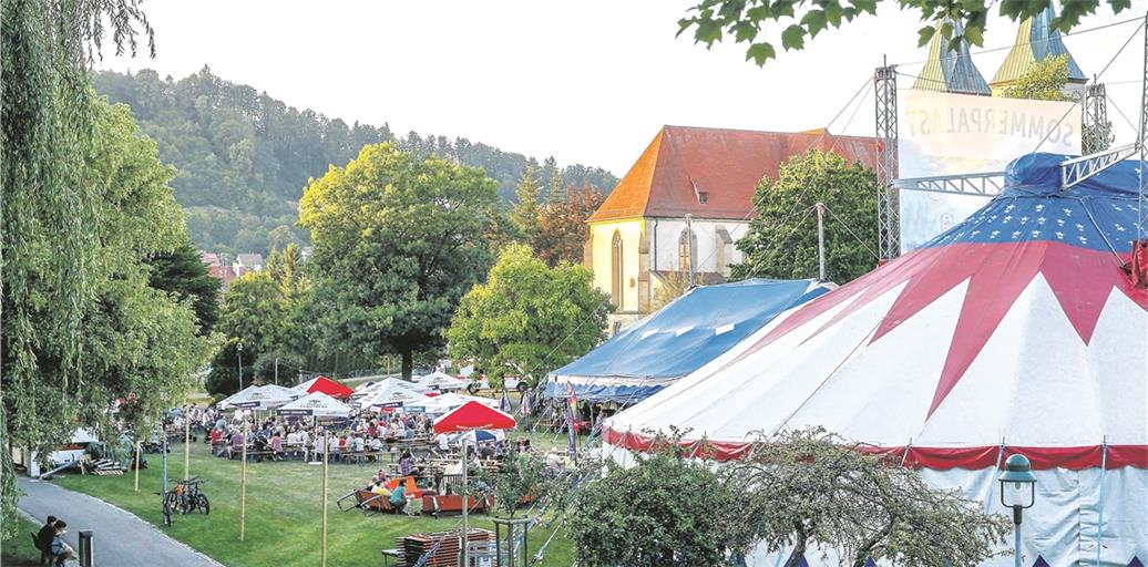 Der Sommerpalast im Murrhardter Stadtgarten ist in der ganzen Umgebung bekannt. Foto: A. Becher