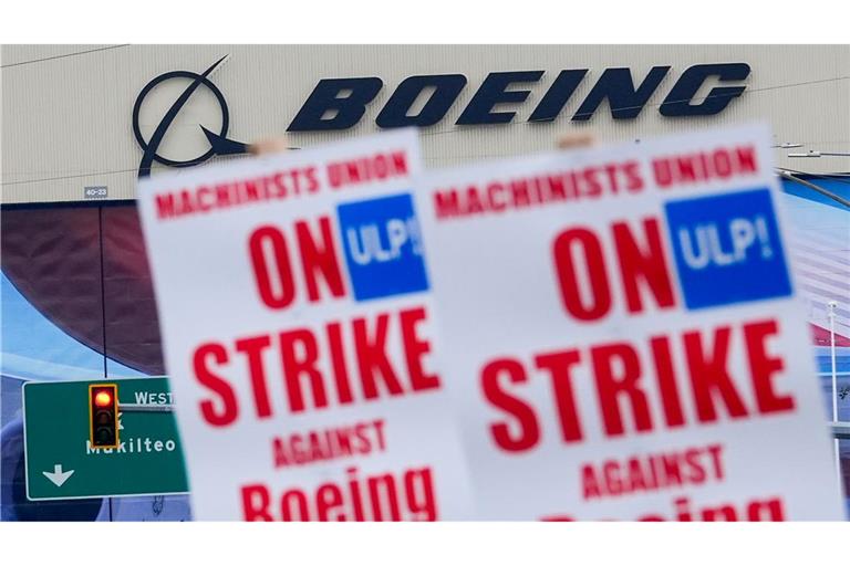 Der Streik bei Boeing wird damit weitergehen. (Archivbild)