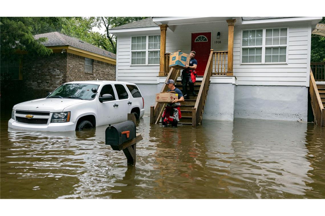 Der Tropensturm "Debby" hat dem Südosten der USA heftige Regenfälle gebracht.