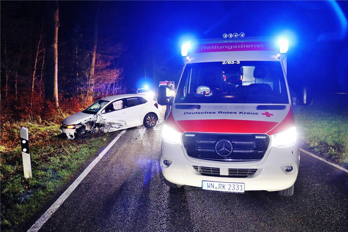 Der Unfall ist auf einer Strecke im Wald passiert. Foto: 7aktuell/Kevin Lermer 