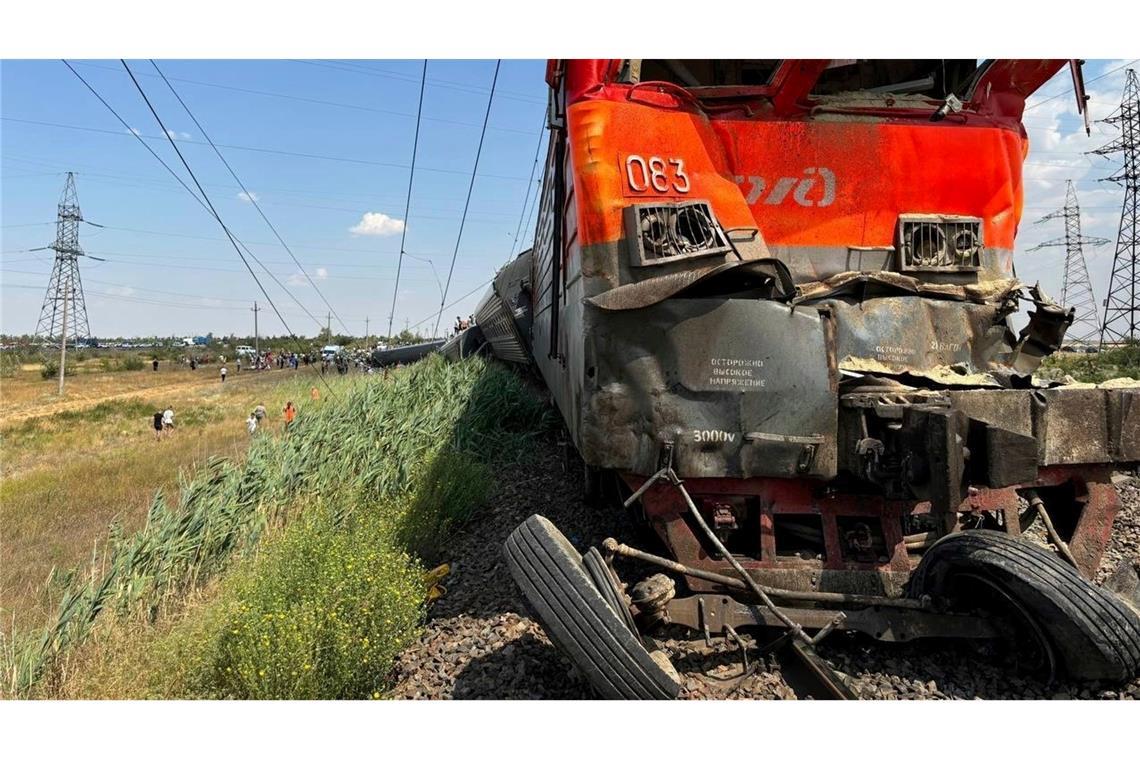 Der Verkehr auf der Strecke wurde vorübergehend eingestellt.