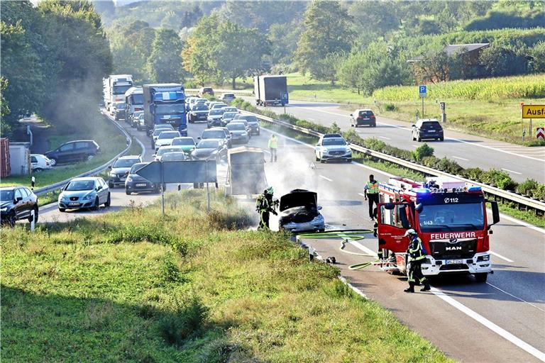 Der Verkehr wurde vorübergehend umgeleitet. Foto: 7aktuell.de/Kevin Lermer