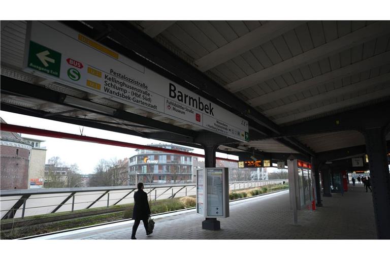 Der Vorfall ereignete sich am Hamburger Bahnhof Barmbek.