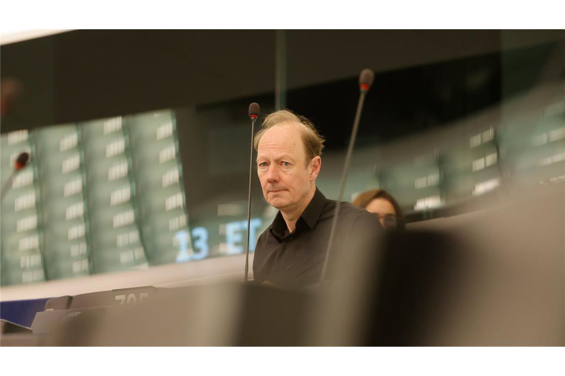 Der Vorsitzende der Partei „Die Partei“, der Europa-Parlamentarier Martin Sonneborn, hatte Strafanzeige wegen des Diebstahls gestellt (Archivfoto).