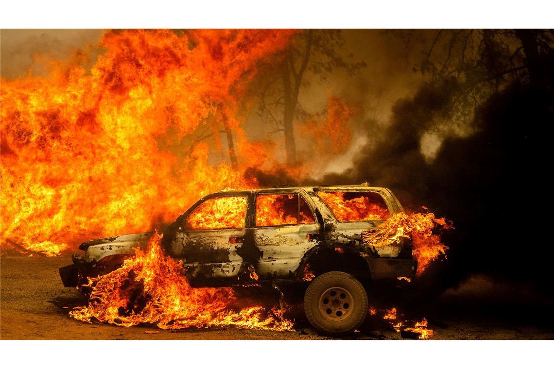 Der Waldbrand in Kalifornien wurde möglicherweise durch Brandstiftung ausgelöst.