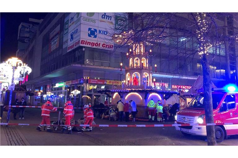 „Der Weihnachtsmarkt in der Innenstadt ist geschlossen“, teilte die Polizei mit.