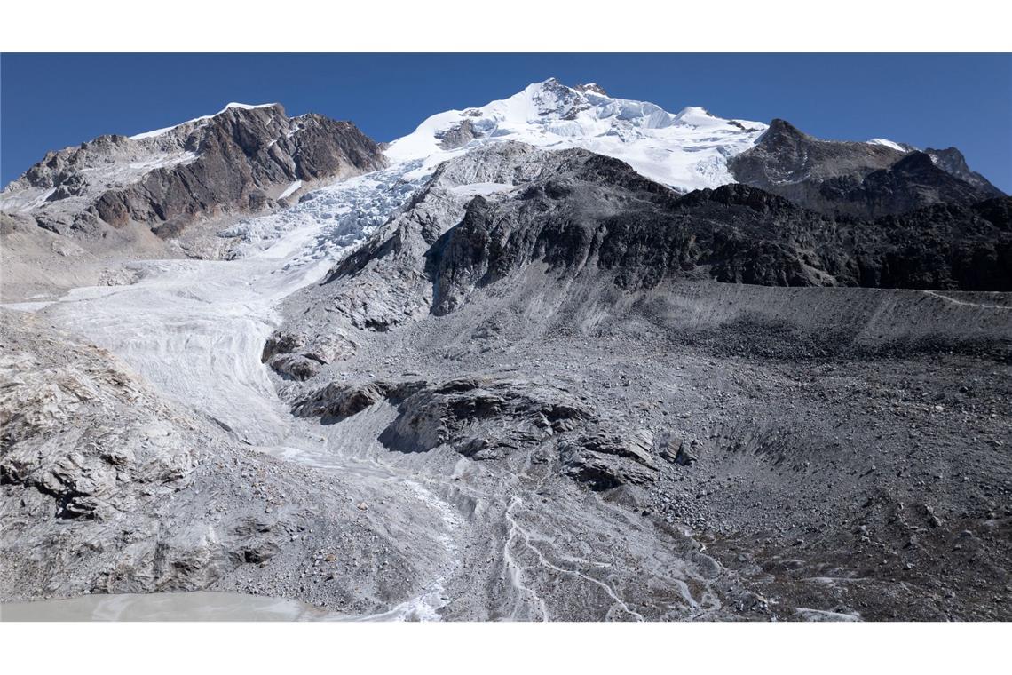 Der Zongo-Gletscher in der Region Huayna Potosi in Bolivien