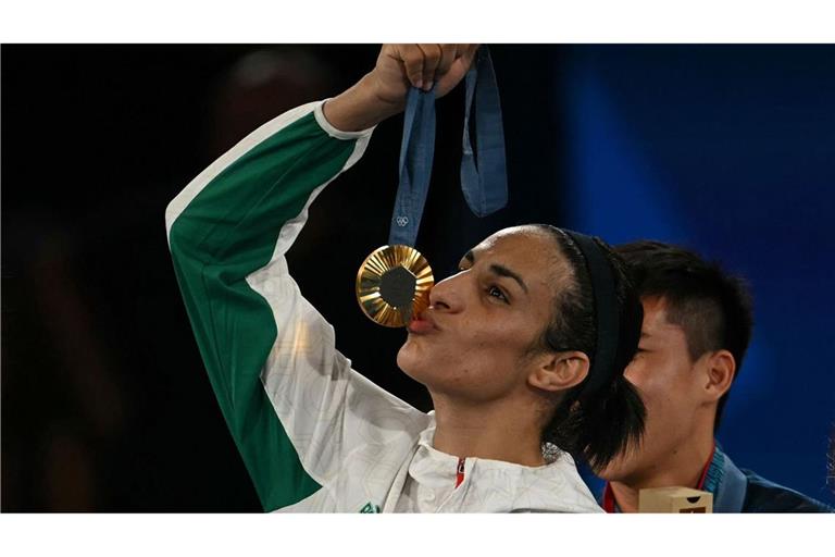 Die algerische Boxerin Imane Khelif hat bei den Olympischen Spielen Gold gewonnen.