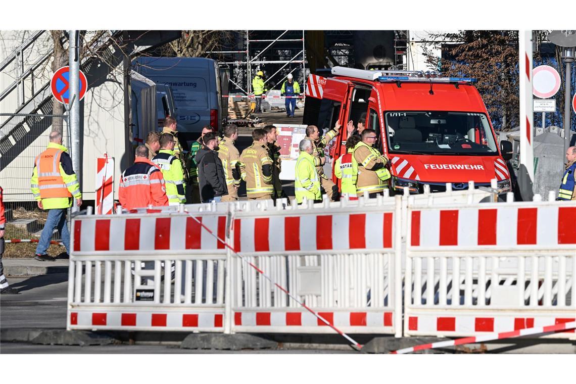 Die beiden Toten waren laut Polizei Mitarbeiter einer externen Firma.