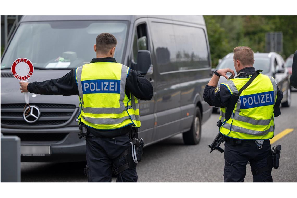 Die Bundespolizei kontrolliert an allen deutschen Grenzen.